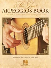 The Great Arpeggios Book Guitar and Fretted sheet music cover